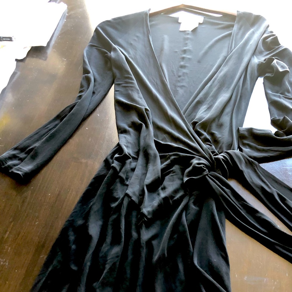 Vintage 2000’s Balenciaga Plunging V-Neck Mini Dress.